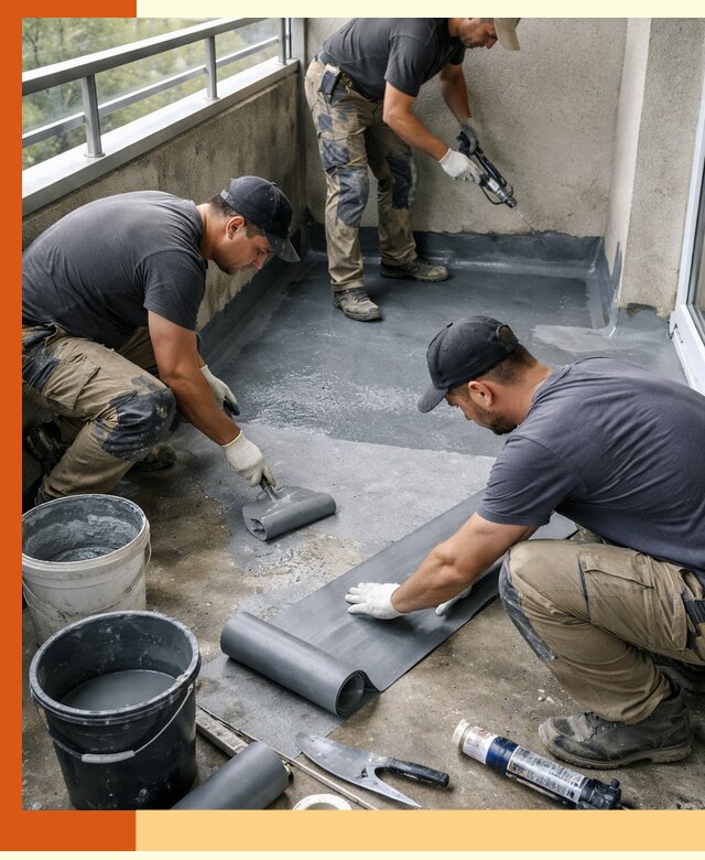 Гидроизоляция балкона в Котельниках: надежная защита от протечек