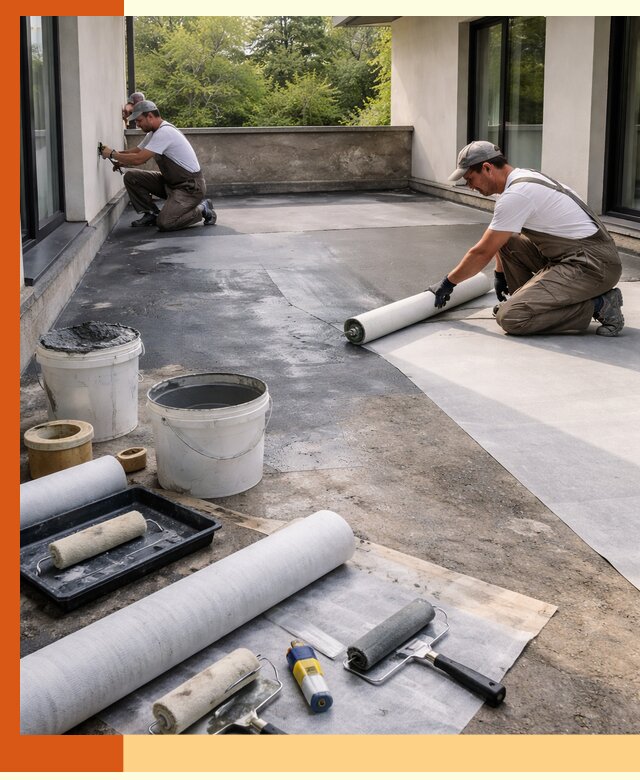 Гидроизоляция террасы в Котельниках — надежная защита от влаги и протечек