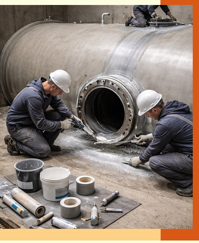 Гидроизоляция резервуара с топливом в Котельниках от 79635 руб. под ключ | ТепломастерКтн