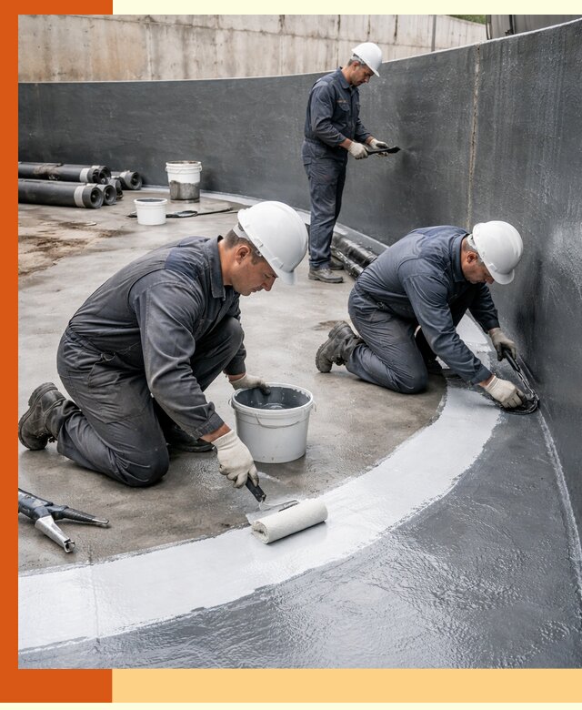 Гидроизоляция резервуара для топлива в Котельниках