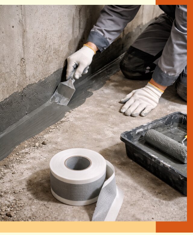 Гидроизоляция швов и герметизация стыков в Котельниках от 1327 руб. | ТепломастерКтн