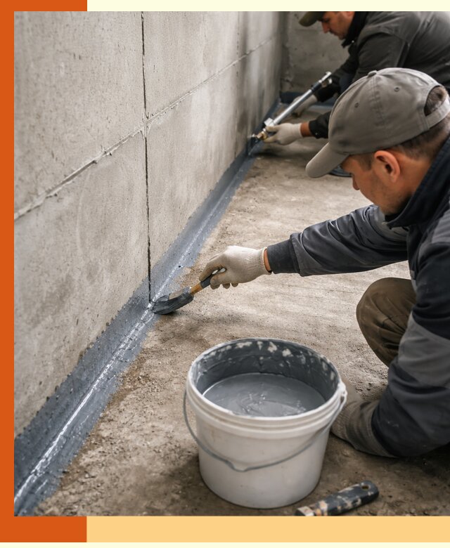 Гидроизоляция швов зданий и конструкций в Котельниках