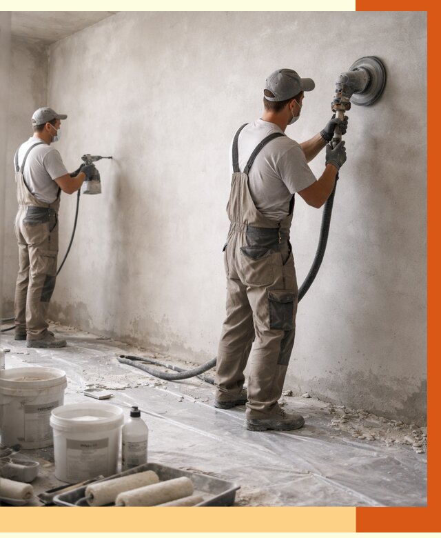 Подготовка поверхности под напыление в Котельниках от 1274 руб. — ТепломастерКтн