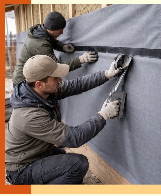 Монтаж ветроизоляции зданий и конструкций в Котельниках