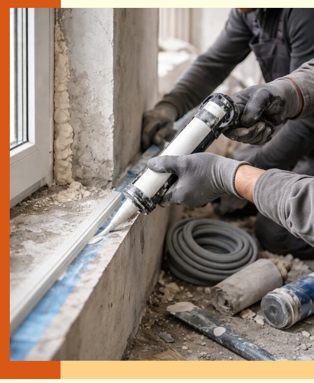 Герметизация стыков и примыканий зданий в Котельниках