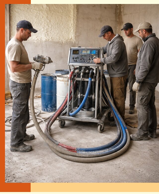 Аренда установки для напыления ППУ в Котельниках на выгодных условиях